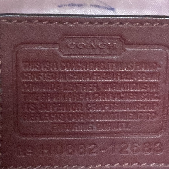 Vintage Coach Rehab/Project Purse - Picture 12 of 14